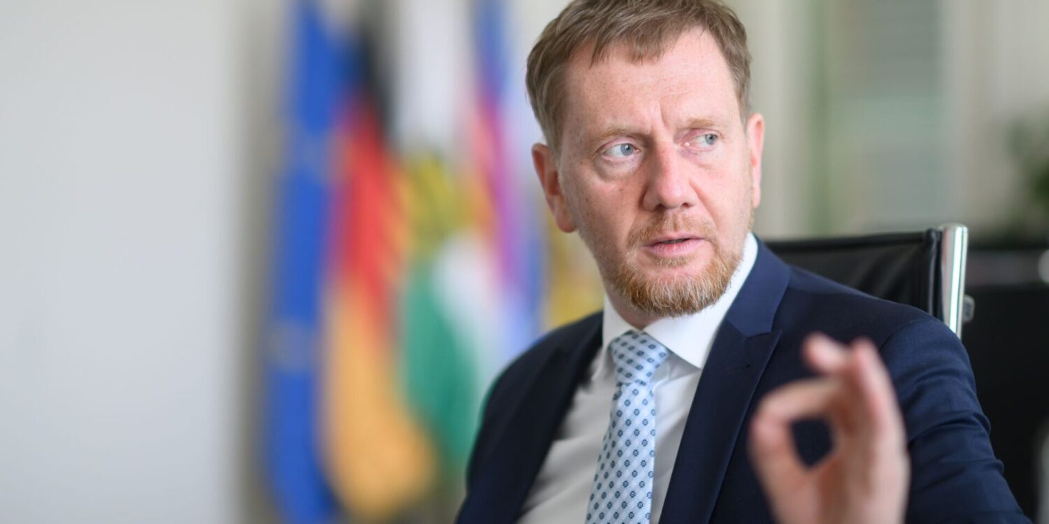 Sachsens Ministerpräsident Kretschmer sagt: «Wir müssen mit jedem reden, der reden will.»