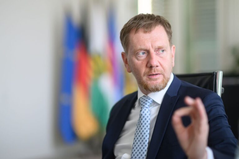 Sachsens Ministerpräsident Kretschmer sagt: «Wir müssen mit jedem reden, der reden will.»