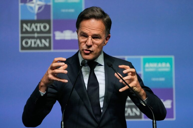 Aus Sicht von Nato-Generalsekretär Mark Rutte geht die Entwicklung der Verteidigungsausgaben in die richtige Richtung.