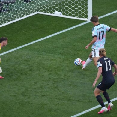 Belgien ging früh in Führung und gewann das Achtelfinale verdient.