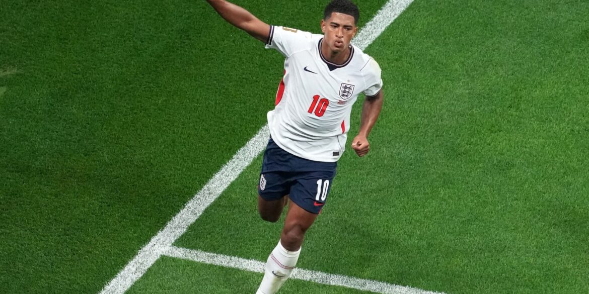Jude Bellingham schoss zwei Tore für England.