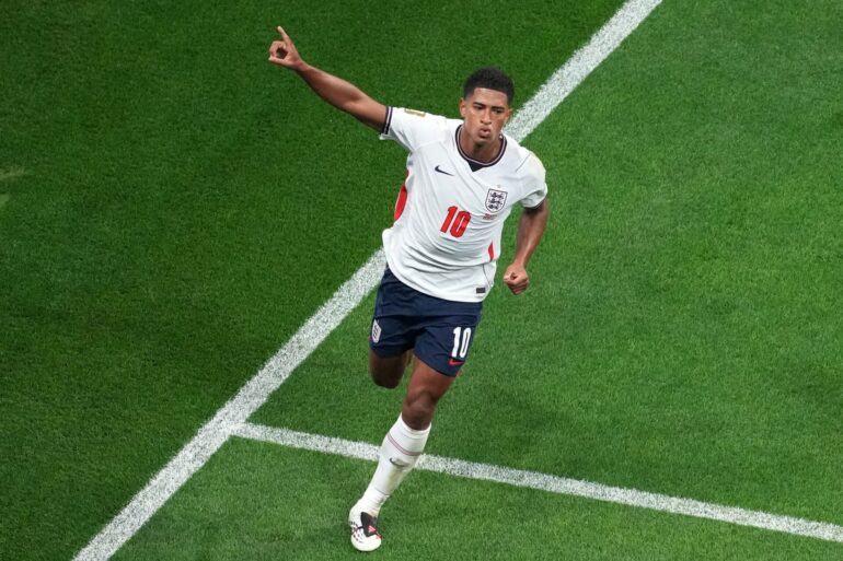 Jude Bellingham schoss zwei Tore für England.