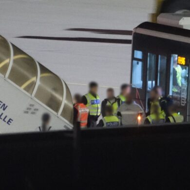 Am frühen Dienstagmorgen startete erneut ein Abschiebeflug von Leipzig-Halle nach Afghanistan.