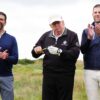 Donald Trump (Mitte) lässt seine privaten Finanzgeschäfte von seinen Söhnen Don Jr und Eric regeln. Diese passen erstaunlich gut zu seiner Wirtschaftspolitik als US-Präsident. (Archivbild)