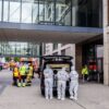Das Einkaufszentrum wurde zwischenzeitlich abgesperrt.