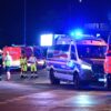 Polizei und Feuerwehr sind nach dem Abbruch des Christopher Street Day (CSD) im Einsatz.