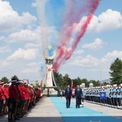 Erdogan bereitet Trump einen pompösen Empfang.