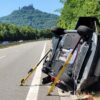 Bei dem Unfall nahe Hechingen wurden laut Polizei vier Menschen verletzt.