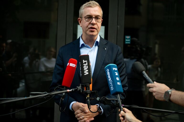 Finanzsenator Stefan Evers soll CDU-Spitzenkandidat in Berlin werden. (Archivfoto)