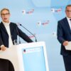Alice Weidel und Tino Chrupalla stellen sich als AfD-Führungsduo zur Wiederwahl. (Archivbild)