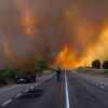 In Spanien ist in einem Naturpark ein großer Brand ausgebrochen.