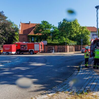 Im Krankenhaus in Ludwigslust sind zwei Menschen bei einem Feuer gestorben.