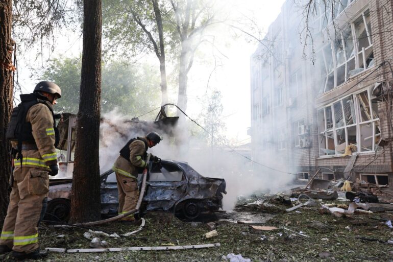 Saporischschja ist eine der am häufigsten von russischen Truppen attackierten Städte in der Ukraine.