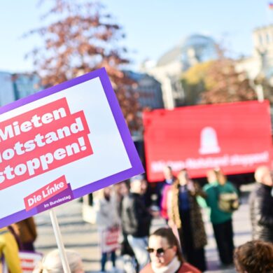 Die Linke hat die Bezahlbarkeit von Mietwohnungen zum Topthema erklärt. (Archivbild)