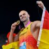 Europameister im letzten Versuch: Julian Weber.