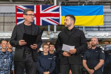 Der ukrainische Präsident Selenskyj war für Premier Burnham der erste Staatsgast nach dessen Amtsübernahme. (Archivbild)