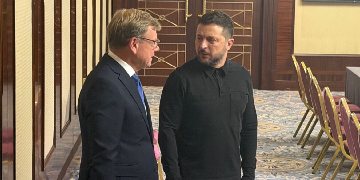 Präsident Selenskyj dankte Wadephul für die deutsche Hilfe.