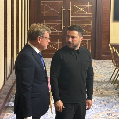 Präsident Selenskyj dankte Wadephul für die deutsche Hilfe.