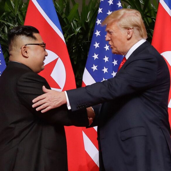 US-Präsident Trump will ein hervorragendes Verhältnis zu Nordkoreas Machthaber Kim haben. (Archivbild)
