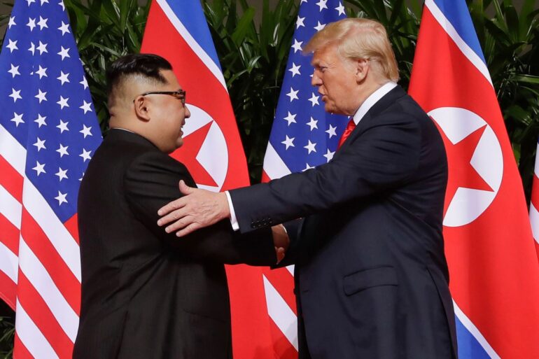 US-Präsident Trump will ein hervorragendes Verhältnis zu Nordkoreas Machthaber Kim haben. (Archivbild)