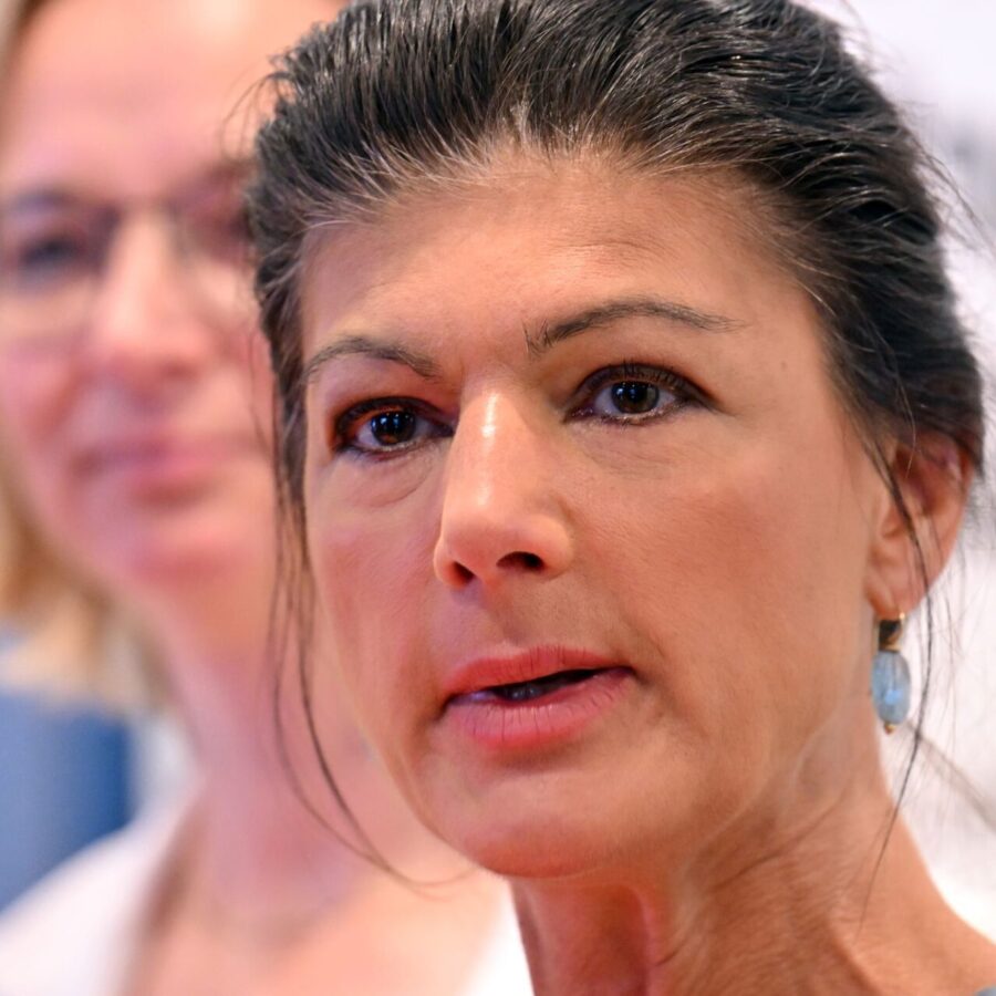 Parteigründerin Sahra Wagenknecht liegt mit dem BSW in Thüringen über Kreuz. (Archivfoto)