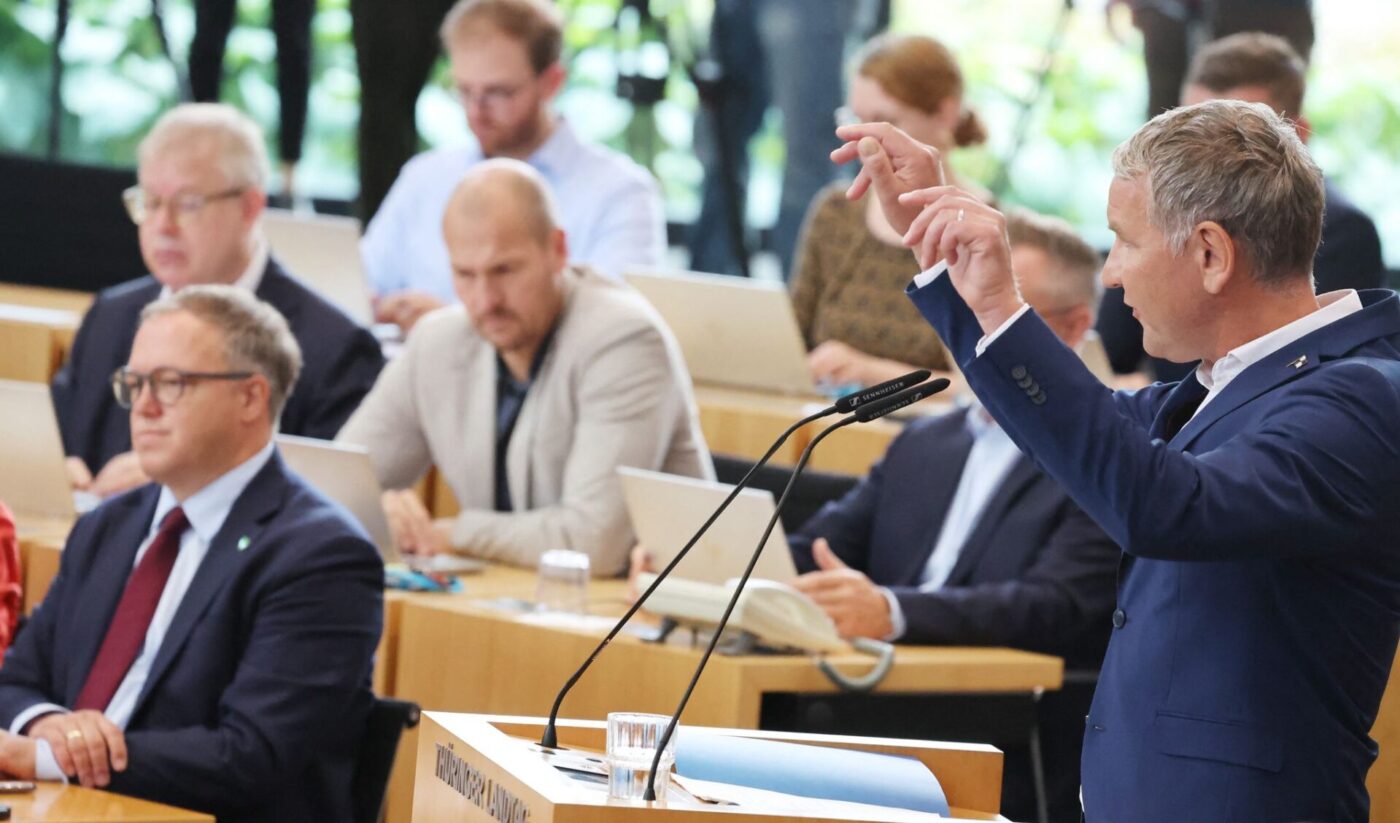 AfD-Fraktionschef Björn Höcke hat als Ministerpräsident kandidiert - und verloren.