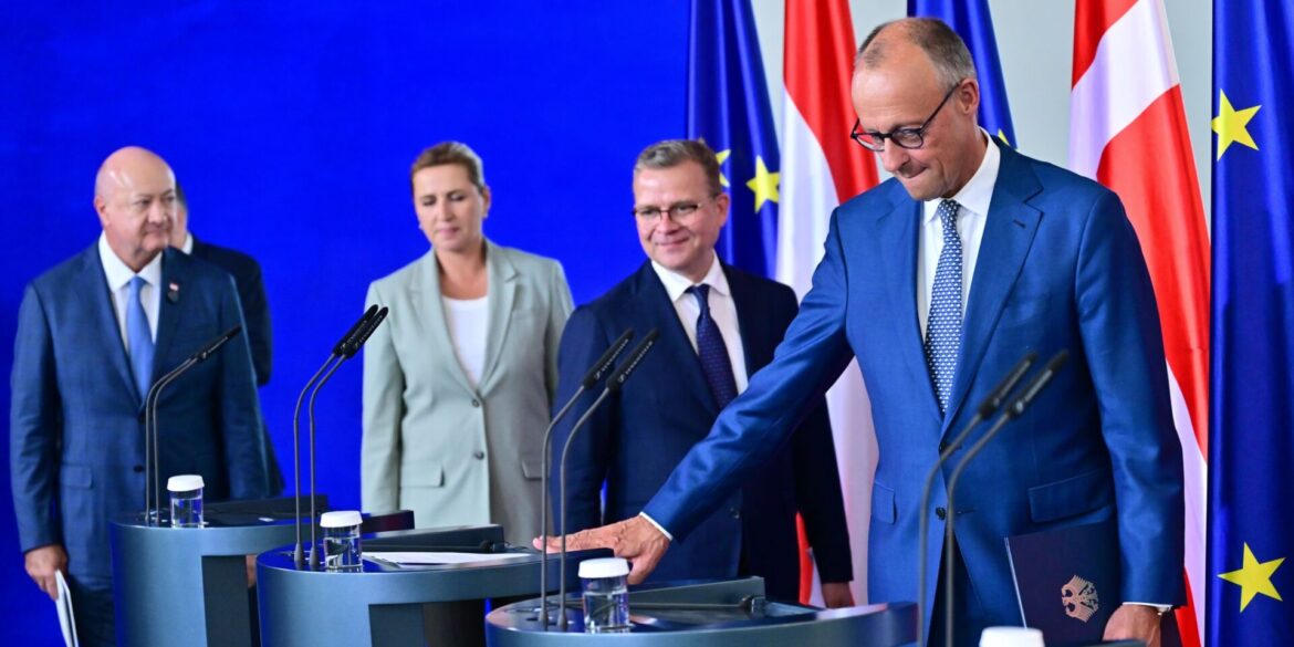 Bundeskanzler Friedrich Merz schmiedet mit fünf weiteren europäischen Regierungschefs eine Allianz gegen Pläne für eine massive Aufstockung des langfristigen EU-Haushalts.