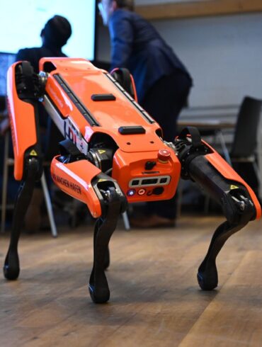 Ähnliche Roboter kamen auch am Hamburger Hafen zum Einsatz. (Archivbild)
