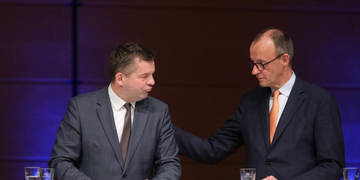 CDU-Chef Friedrich Merz kommt nach Sachsen-Anhalt, um CDU-Spitzenkandidat Sven Schulze im Wahlkampf zu unterstützen. (Archivfoto)