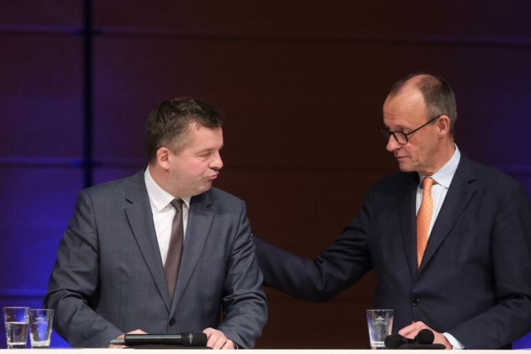 CDU-Chef Friedrich Merz kommt nach Sachsen-Anhalt, um CDU-Spitzenkandidat Sven Schulze im Wahlkampf zu unterstützen. (Archivfoto)