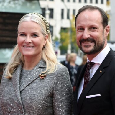 Das Königspaar von Norwegen: Haakon und Mette-Marit.