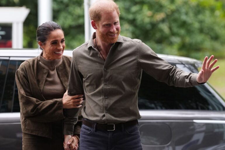 Bald wieder in Großbritannien: Harry und Meghan. (Archivbild)