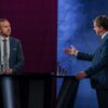 CDU-Spitzenkandidat Sven Schulze und AfD-Spitzenkandidat Ulrich Siegmund lieferten sich ein Duell, bevor die Runde bei der MDR-Wahlarena erweitert wurde.