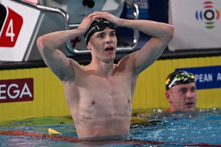 Johannes Liebmann verblüfft die Schwimm-Welt.