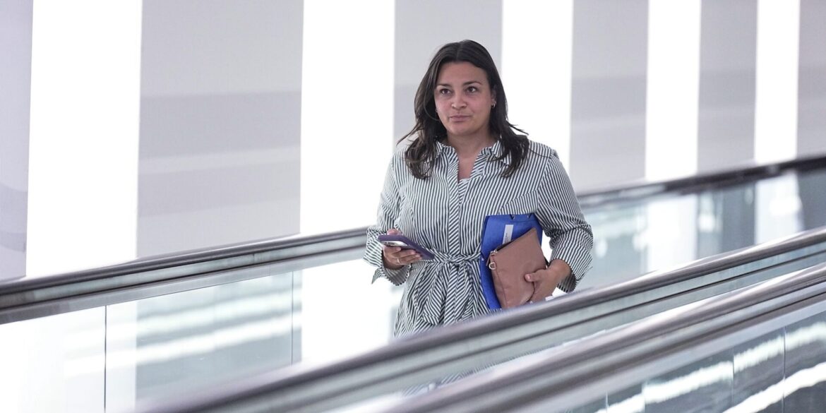 Die Abgeordnete Catarina dos Santos-Wintz soll neue Fraktionsmanagerin der Union werden. (Archivbild)