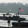 Jedes Jahr führen Streitkräfte Südkoreas und der USA gemeinsame Militärübungen durch. (Archivbild)