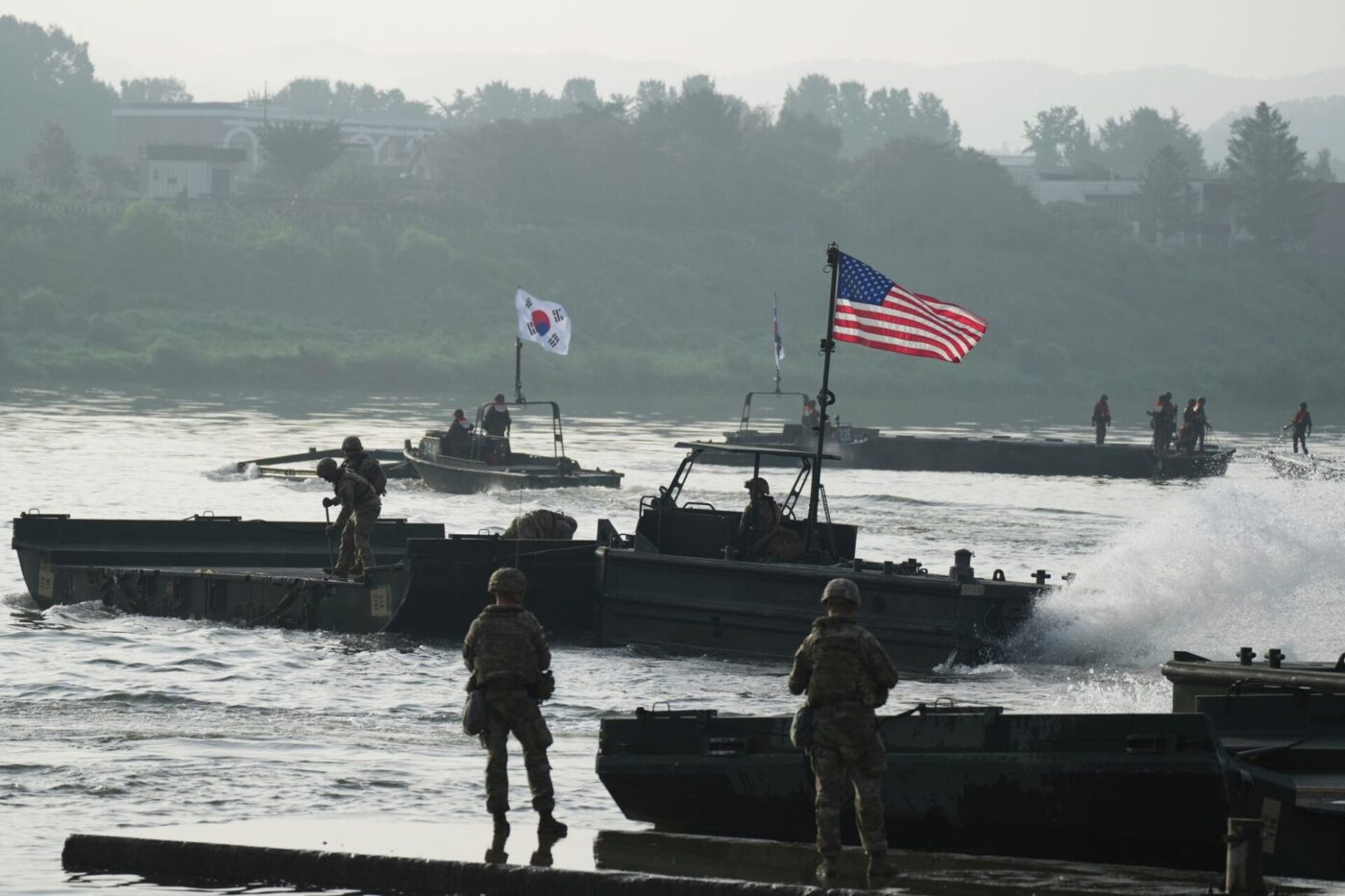 Jedes Jahr führen Streitkräfte Südkoreas und der USA gemeinsame Militärübungen durch. (Archivbild)