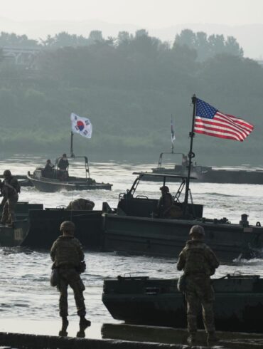Jedes Jahr führen Streitkräfte Südkoreas und der USA gemeinsame Militärübungen durch. (Archivbild)