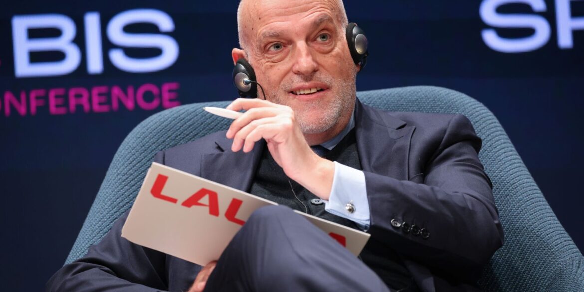 Für Javier Tebas muss Gianni Infantino gehen. (Archivbild)