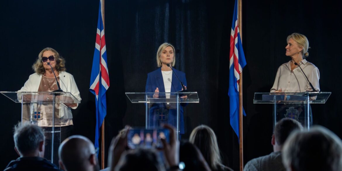 Regierungschefin Kristrún Frostadóttir (M.) warb erfolglos für das «Ja».