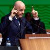 Gianni Infantino vor drei Jahren in Kigali: Da wurde er als FIFA-Boss wiedergewählt. (Archivbild)
