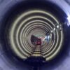 Blick in die Röhre: Zwischen Wewelsfleth in Schleswig-Holstein und Wischhafen in Niedersachsen ist der Suedlink-Tunnel unter der Elbe fertig geworden.