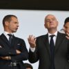 Der Machtkampf der UEFA gegen FIFA-Boss Infantino geht auf juristischem Weg weiter. (Archivbild)