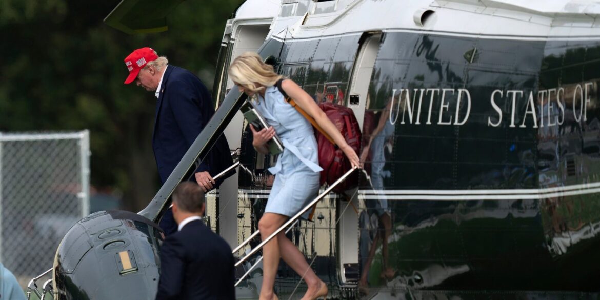 Natalie Harp ist oft an Trumps Seite zu sehen (Archivbild).