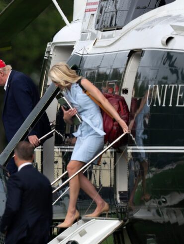 Natalie Harp ist oft an Trumps Seite zu sehen (Archivbild).