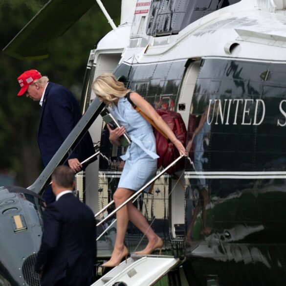 Natalie Harp ist oft an Trumps Seite zu sehen (Archivbild).