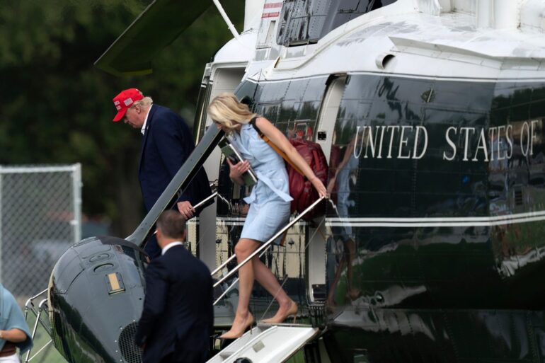 Natalie Harp ist oft an Trumps Seite zu sehen (Archivbild).