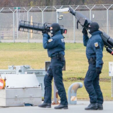 Die Drohnenabwehreinheit der Bundespolizei wurde im Dezember in Dienst gestellt. (Archivfoto)