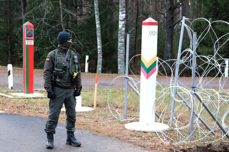 Lettland grenzt im Osten auf einer Länge von rund 172 Kilometern an Russlands engen Verbündeten Belarus. (Archivbild)