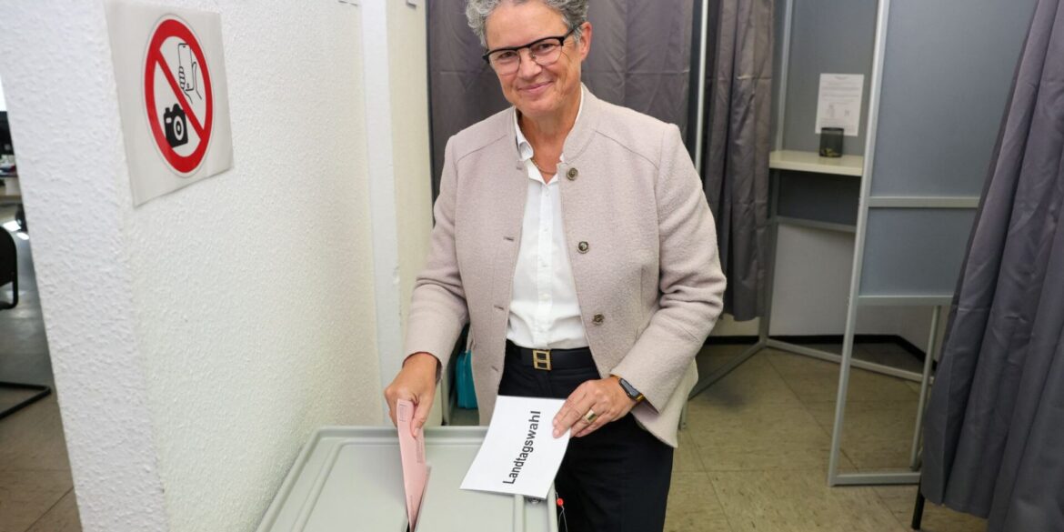 Hat schon gewählt: FDP-Spitzenkandidatin Lydia Hüskens